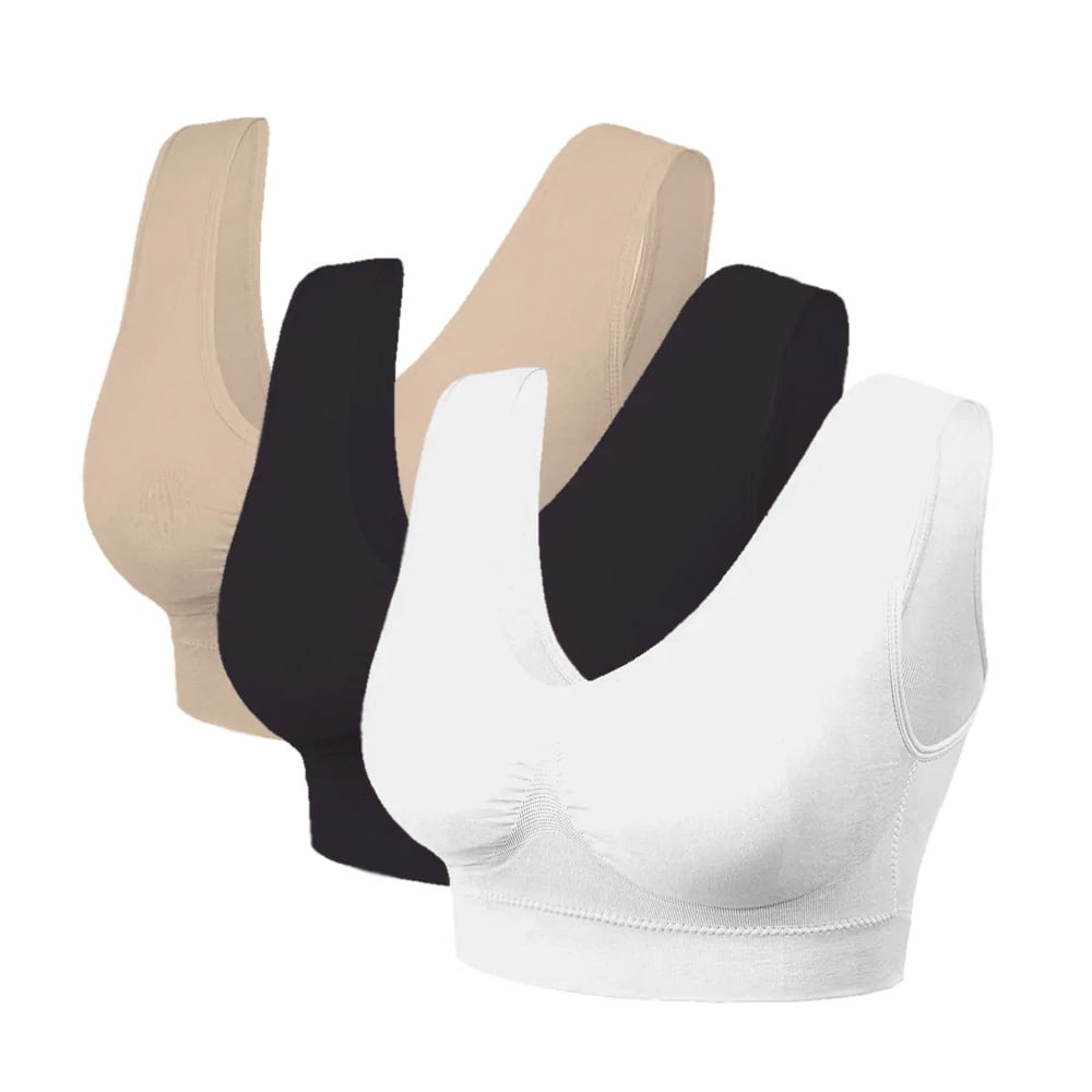 Extreme Fit Wireless Bras for Women Soft & Supportive (3 Pack)