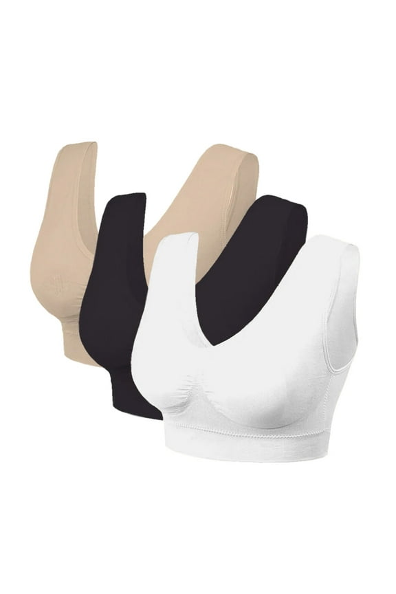 Women's Total Comfort Bra, 3-Pack