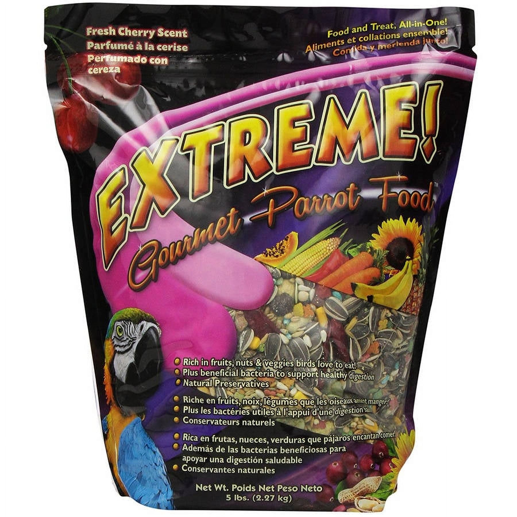 Extreme gourmet 2025 parrot food