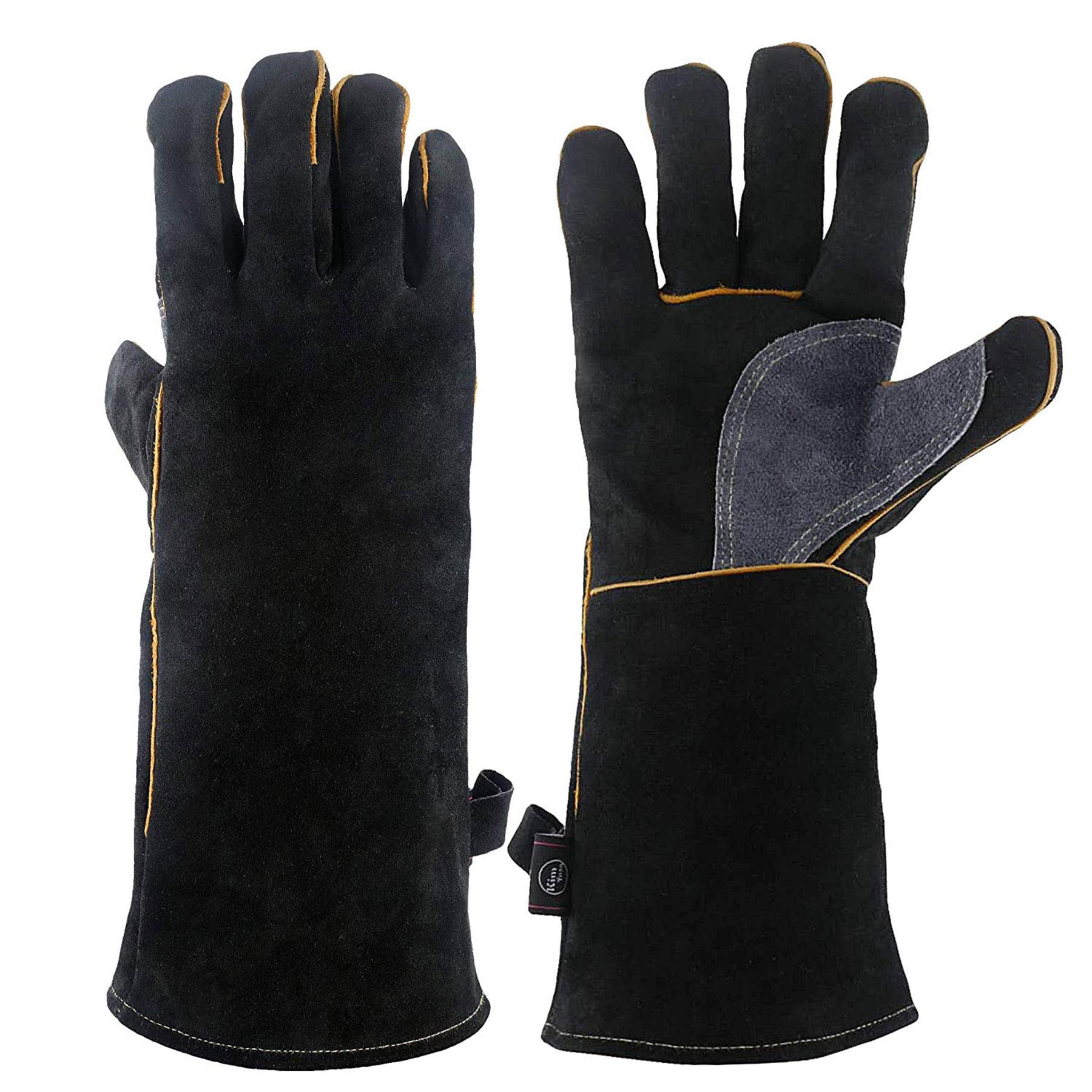 Extreme Heat & Fire Resistant Gloves Leather with Kevlar Stitching for