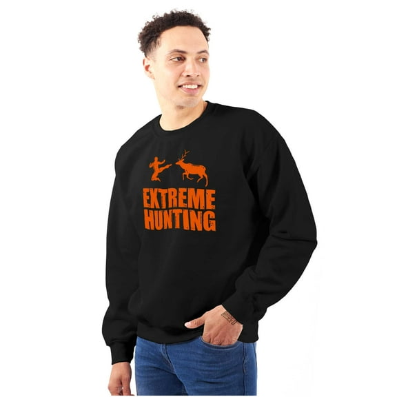 Extreme Hunting Mixed Martial Arts Sweatshirt for Men or Women Brisco Brands S
