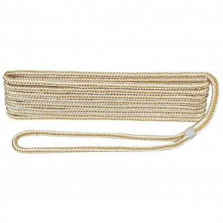 Extreme Max 3-8X20 W-G DB 0.37 in. x 20 ft. Extreme Max BoatTector Double Braid Nylon Dock Line