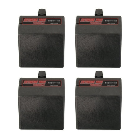 Extreme Max 3004.3100 Slider Trax Multi-Fit Slider Base - 45°, Pack of 4