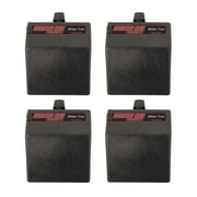 Extreme Max 3004.3100 Slider Trax Multi-Fit Slider Base - 45 , Pack of 4