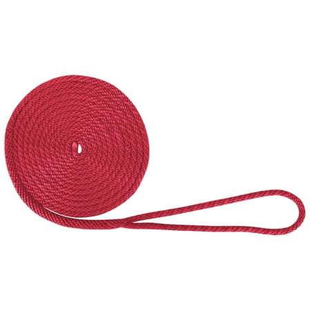 Extreme Max 3006.2006 BoatTector Solid Braid MFP Dock Line - 3/8" x 15', Red