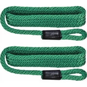 Extreme Max 3006.2162 BoatTector Solid Braid MFP Fender Line - Forest Green, Pair