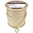 thumbnail image 1 of Extreme Max 3006.2282 BoatTector Double Braid Nylon Anchor Line with Thimble - 5/8" x 600', White & Gold, 1 of 3