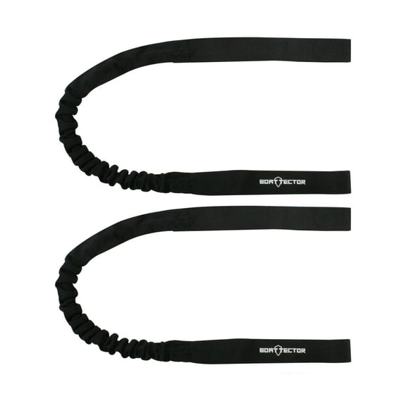 Extreme Max 3006.2549 BoatTector Nylon-Covered Bungee Dock Line with Looped Ends – 33”, Value 2-Pack