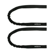 Extreme Max 3006.2549 BoatTector Nylon-Covered Bungee Dock Line with Looped Ends – 33”, Value 2-Pack