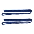 thumbnail image 1 of Extreme Max 3006.2606 BoatTector 3/8" x 6' Premium Double Braid Nylon Fender Line - Pair, Blue with Reflective Tracer, 1 of 3