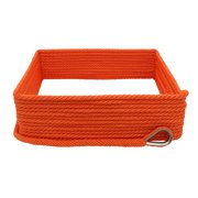 Extreme Max 3006.2654 Premium Solid Braid MFP Anchor Line with Thimble - 3/8" x 100', Neon Orange