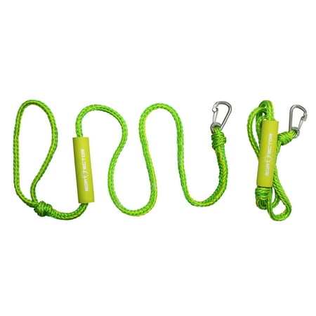 Extreme Max 3006.3113 BoatTector PWC Dock Line Value 2-Pack - 5', Green/Yellow