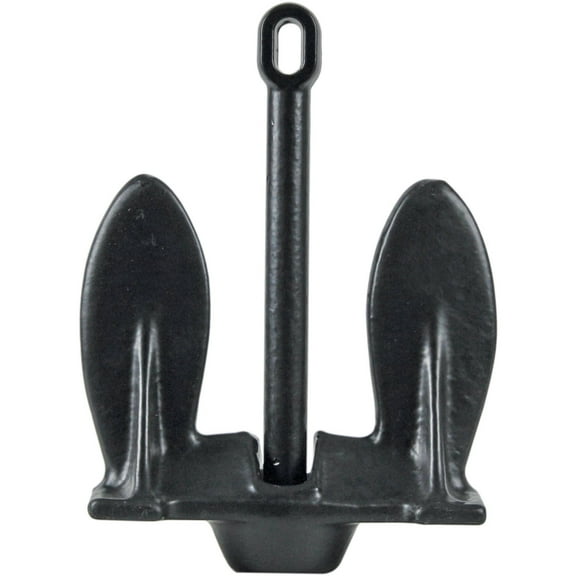 Extreme Max 3006.6524 BoatTector Vinyl-Coated Navy Anchor - 15 lbs.