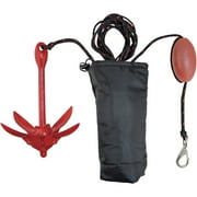 Extreme Max 3006.6548 Boat Tector Complete Grapnel Anchor Kit for Small Boats, Kayaks, PWC, Jet Ski, Paddle Boards, etc. - 3.5 Lbs.