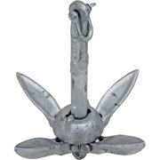 Extreme Max 3006.6659 BoatTector Folding/Grapnel Anchor, Galvanized - 5.5 lbs.