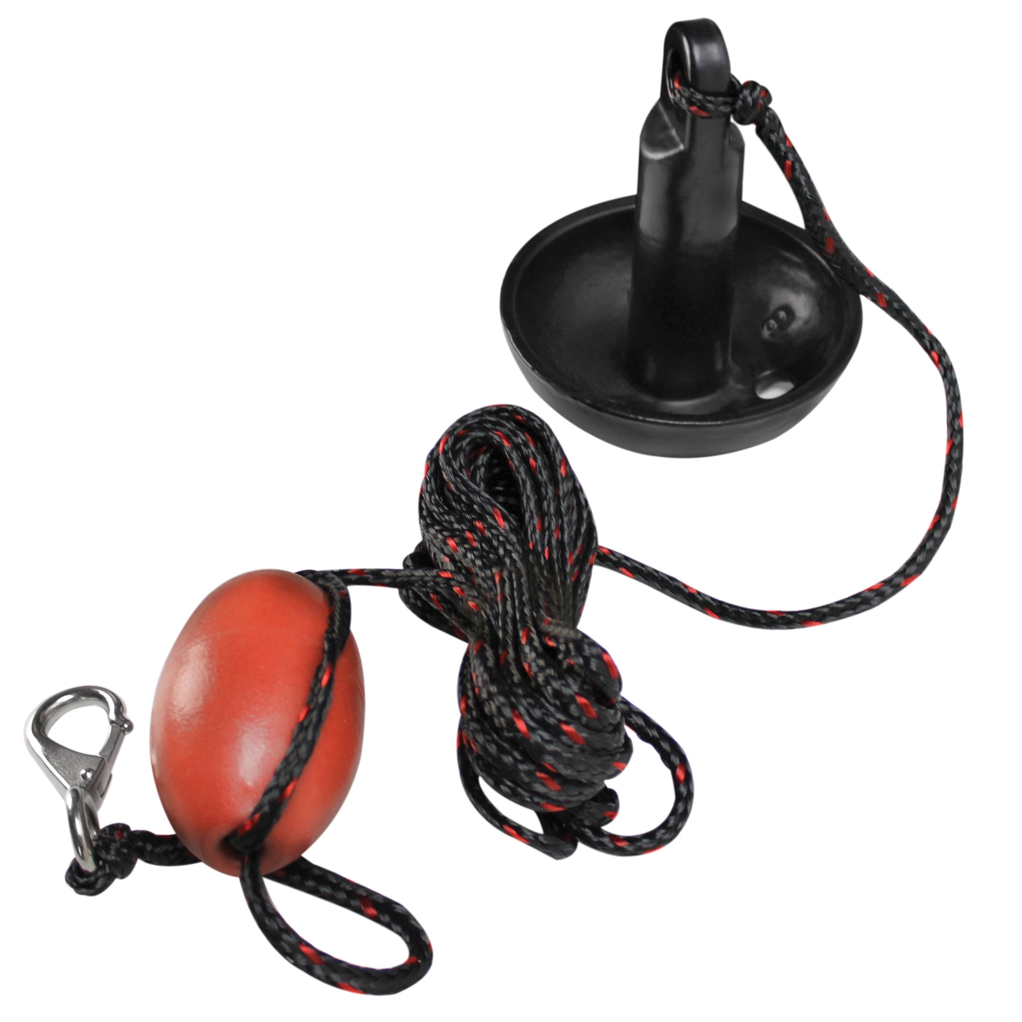 8 lbs Black Mushroom Anchor Kit with Rope and Buoy