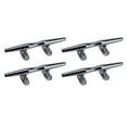 thumbnail image 1 of Extreme Max 3006.6765.4 Stainless Steel Open-Base Herreshoff Cleat – 6”, Value 4-Pack, 1 of 7