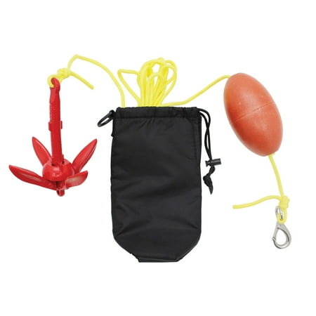 Extreme Max 3006.6782 BoatTector Complete Grapnel Anchor Kit for Paddleboard, SUP, Small Kayaks, Inflatables, and Other Lightweight Water Toys - 1.5 lbs.