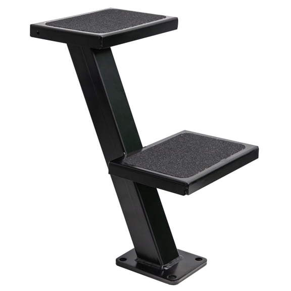 Extreme Max 3006.6827 Galvanized Trailer Tongue Step - Double, Black