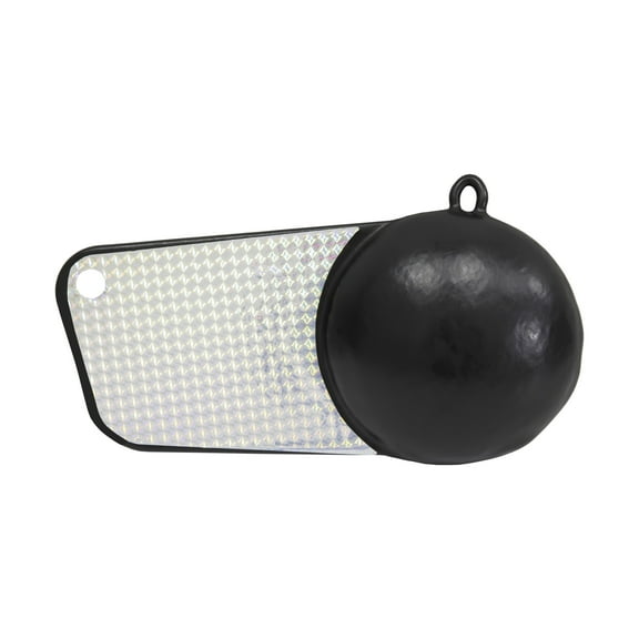 Extreme Max 3006.6981 Coated Pancake Downrigger Weight - 8 lbs. with Silver Flash