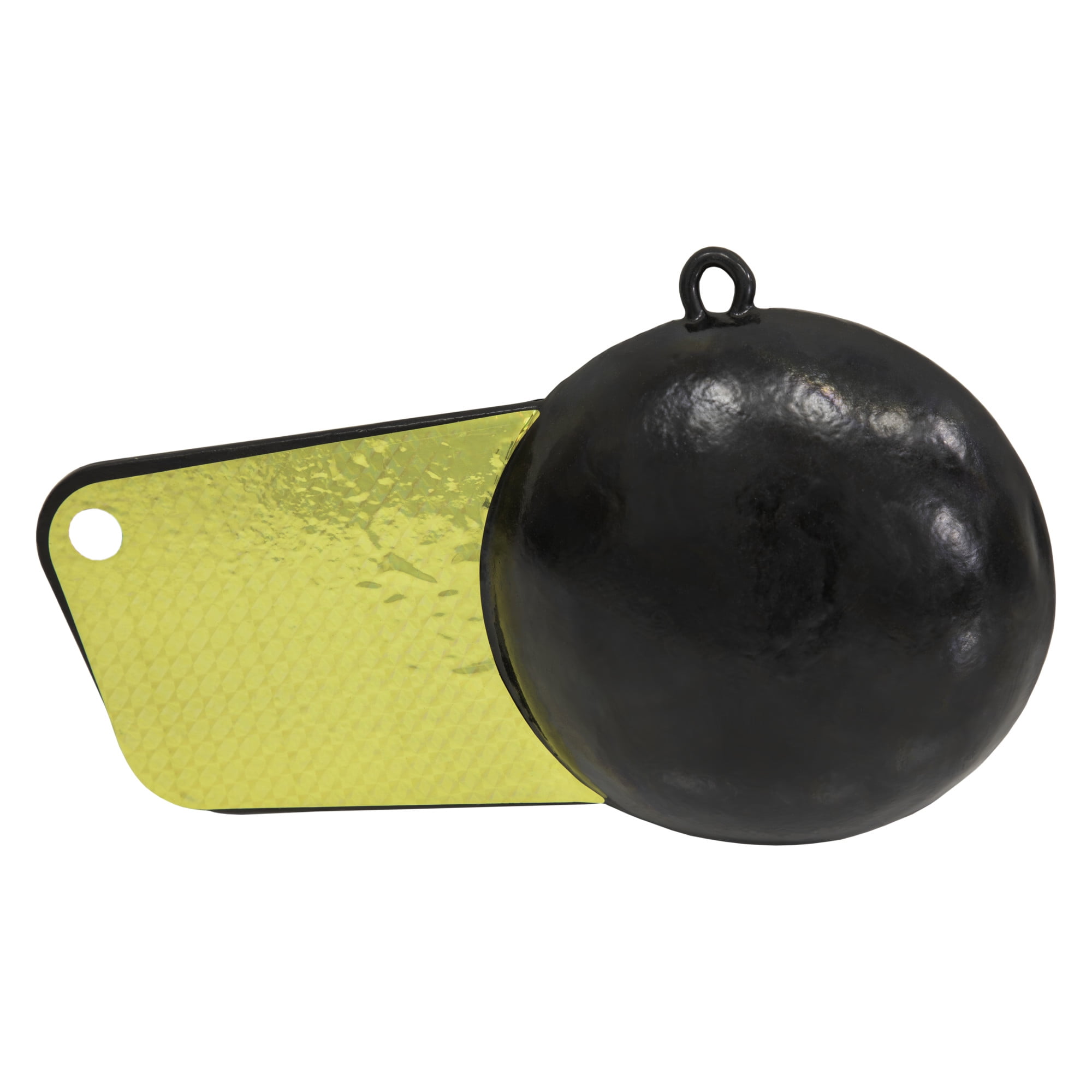 Extreme Max 3006.6984 Coated Pancake Downrigger Weight - 8 lbs. with Gold Flash