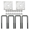 thumbnail image 1 of Extreme Max 3006.7058 Single Axle Galvanized U-Bolt Kit for Mounting Boat Trailer Leaf Springs for 2" x 2" Axle - 5-1/4" Long, 1 of 3