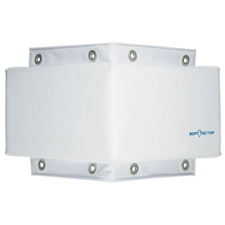 Extreme Max 3006.7333 BoatTector Corner Dock Bumper - Large (12" x 12" x 6" x 4"), White