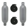 thumbnail image 1 of Extreme Max 3006.7459 BoatTector Inflatable Fender Value 2-Pack - 6.5" x 22", Gray, 1 of 9