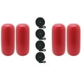 thumbnail image 1 of Extreme Max 3006.7477.4 BoatTector HTM Inflatable Fender Value 4-Pack - 8.5" x 20", Bright Red, 1 of 7