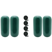 Extreme Max 3006.7486.4 BoatTector HTM Inflatable Boat Fenders Value 4-Pack - 8.5 In. x 20 In., Forest Green
