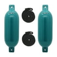 thumbnail image 1 of Extreme Max 3006.7593 BoatTector Inflatable Fender Value 2-Pack - 6.5" x 22", Teal, 1 of 10