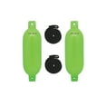 thumbnail image 1 of Extreme Max 3006.7617 BoatTector Inflatable Fender Value 2-Pack - 8.5" x 27", Neon Green, 1 of 10