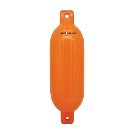 Extreme Max 3006.7656 BoatTector Inflatable Fender - 4.5" x 16", Neon Orange