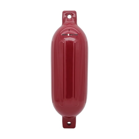 Extreme Max 3006.7665 BoatTector Inflatable Fender - 4.5" x 16", Cranberry