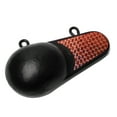 thumbnail image 1 of Extreme Max 3006.8174 Coated Keel-Style Downrigger Weight - 10 lbs. with Red Flash, 1 of 2
