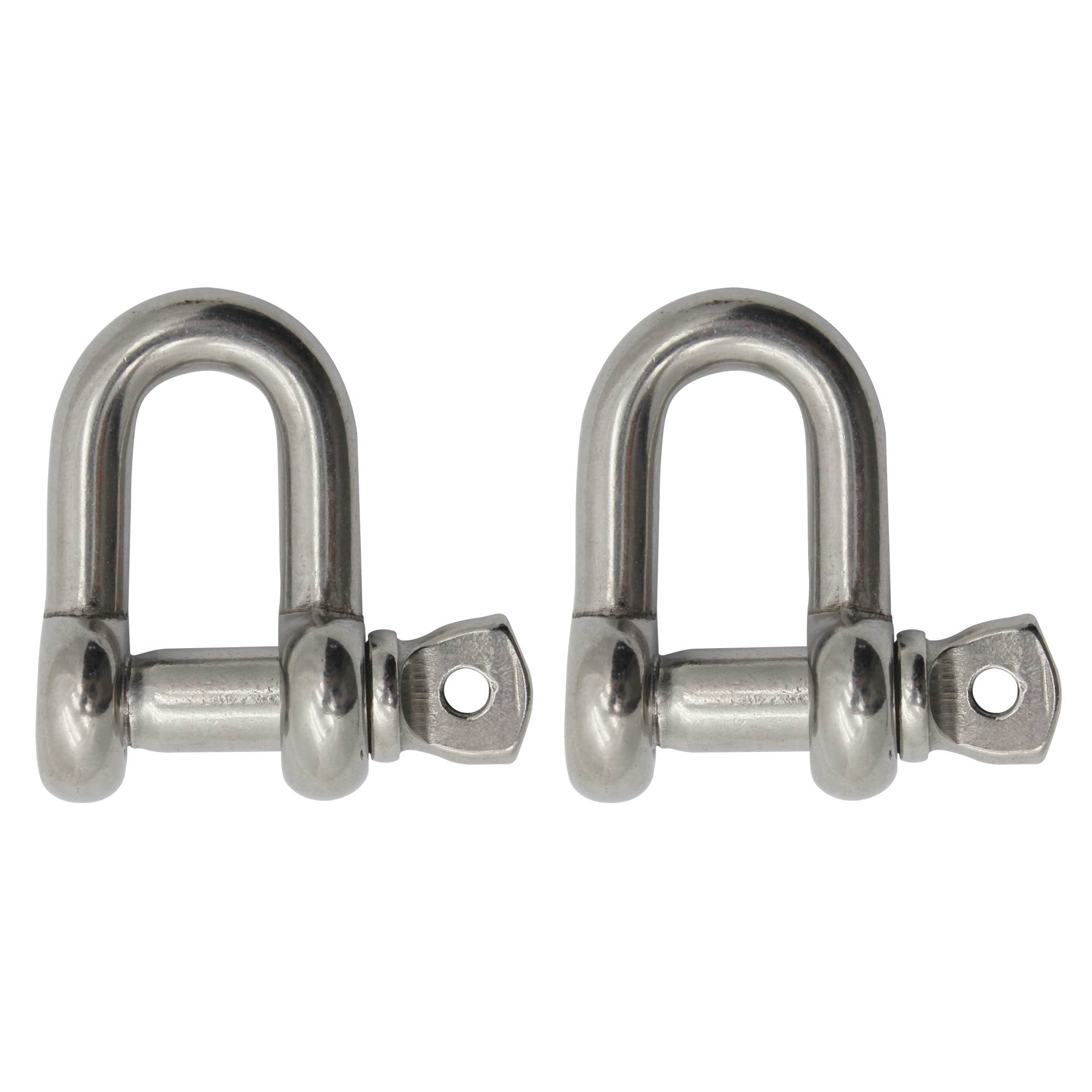 Extreme Max 3006.8269.2 BoatTector Stainless Steel Chain Shackle - 7/16", 2-Pack