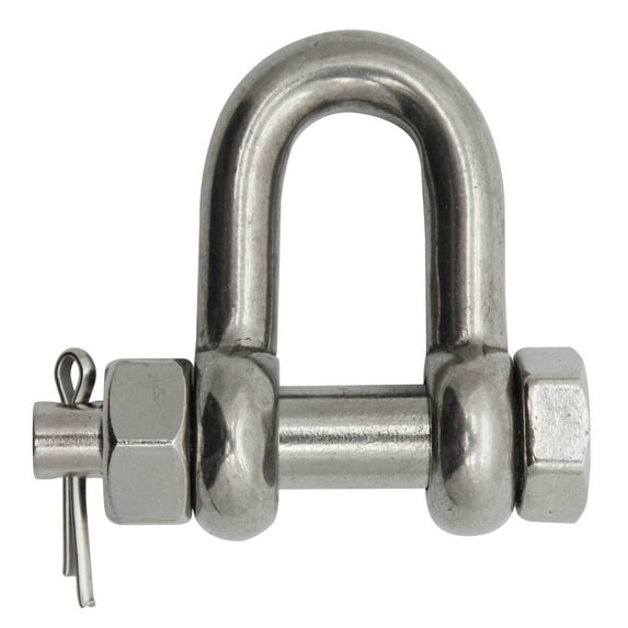 Extreme Max 3006.8357 BoatTector Stainless Steel Bolt-Type Chain Shackle - 3/4"