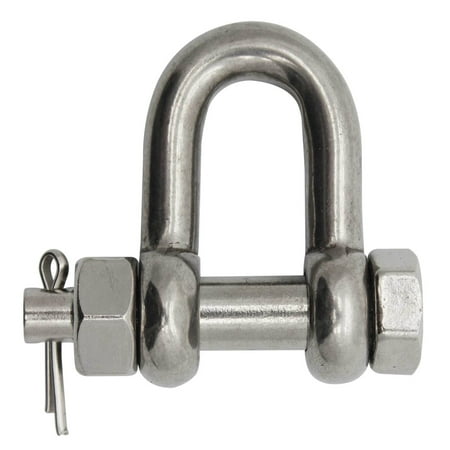 Extreme Max 3006.8359 BoatTector Stainless Steel Bolt-Type Chain Shackle - 7/8"