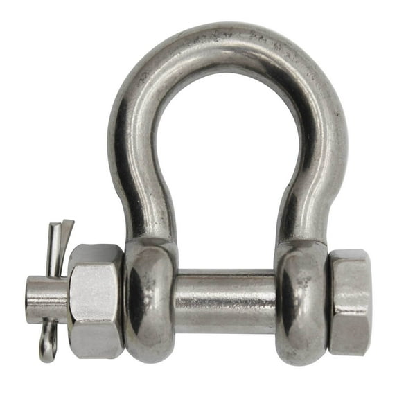 Extreme Max 3006.8369 BoatTector Stainless Steel Bolt-Type Anchor Shackle - 5/16"