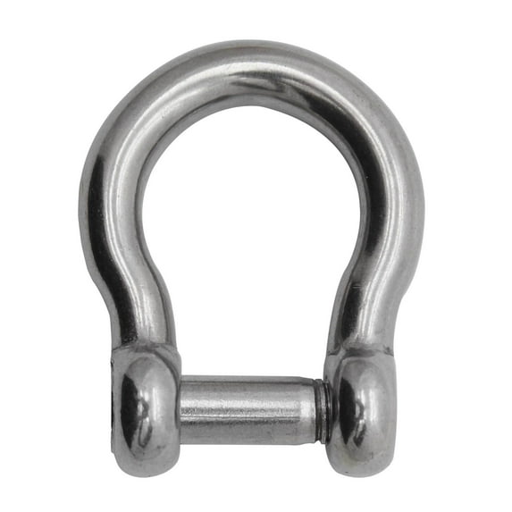 Extreme Max 3006.8405 BoatTector Stainless Steel Bow Shackle with No-Snag Pin - 1/4"