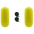thumbnail image 1 of Extreme Max 3006.8521.2 BoatTector HTM Inflatable Fender Value 2-Pack - 10" x 27", Neon Yellow, 1 of 7