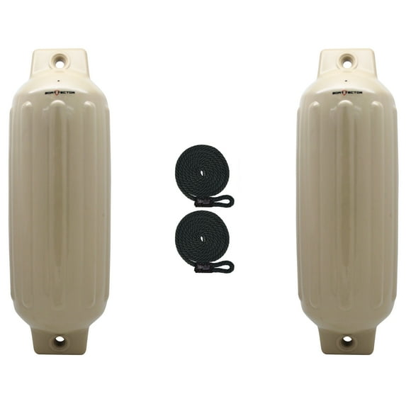 Extreme Max 3006.8541.2 BoatTector Inflatable Fender Value 2-Pack - 10" x 30", Sand