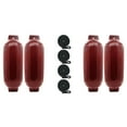thumbnail image 1 of Extreme Max 3006.8564.4 BoatTector Inflatable Fender Value 4-Pack - 10" x 30", Cranberry, 1 of 7