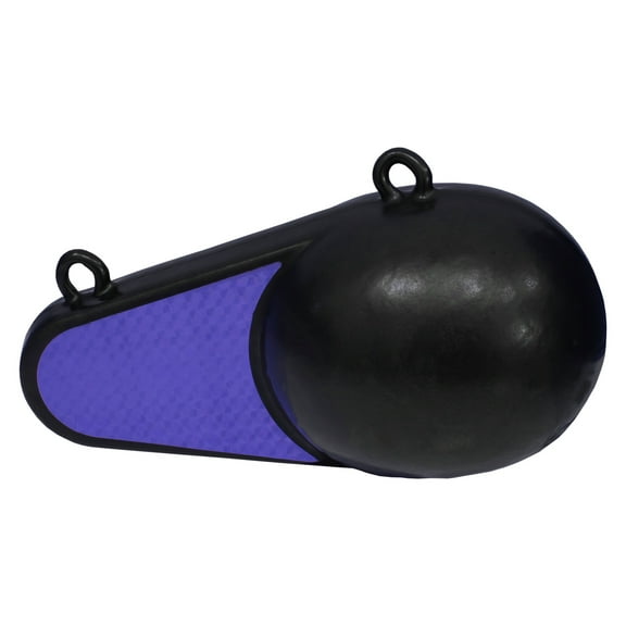 Extreme Max 3006.8961 Coated Keel-Style Downrigger Weight - 12 lbs. with Blue Flash