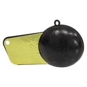 Extreme Max 3006.9219 Coated Pancake Downrigger Weight - 6 lbs. with Gold Flash