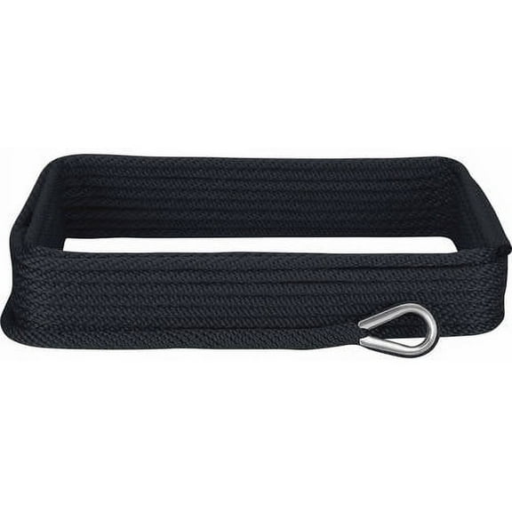 Extreme Max 30062048 BoatTector Solid Braid MFP Anchor Line with Thimble - 3/8