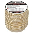 thumbnail image 1 of Extreme Max 3006.2321 BoatTector Double Braid Nylon Dock Line - 3/4" x 30', White & Gold, 1 of 3