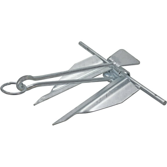 Extreme Max 3006.6518 BoatTector Galvanized Slip Ring Anchor - #15 / 8 lbs.