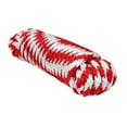 thumbnail image 1 of Extreme Max 3008.0145 Solid Braid MFP Utility Rope - 1/4" x 10', Red / White, 1 of 2