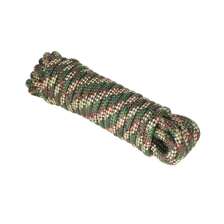 Extreme Max 3008.0385 16-Strand Diamond Braid Utility Rope - 3/8" x 50', Camo